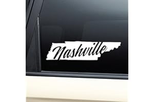 NASHVILLE DECALS Nashville Tennessee TN Vinyl Decal Laptop Car Truck Bumper Window Sticker