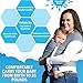 Baby wrap carrier for plus size moms-breathable organic baby wrap bundle, baby shower registry grey