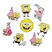 100 PCS Spongebob Squarepants Stickers Cartoon Waterproof Stickers Car Laptop Helmet Luggage Vintage Skateboard Wall Decor Gift for Kids
