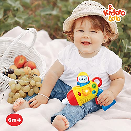 Kiddolab The Little Builder Drill Kids Musical Spinning Drill Toy