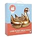 Sunnylife Luxury Adult Inflatable Pool Float Ride On Beach Toy - Gold Swan