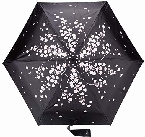 Vumos Small and Compact Travel Umbrella - Portable Mini Folding Umbrella Perfect for Men, Women or Kids. Has Case to store in Pocket, Purse, Backpack or Car