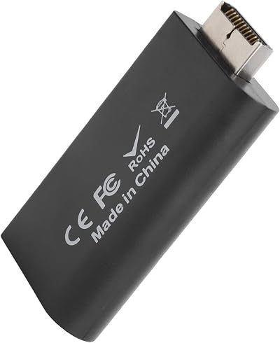 ASHATA PS2 to HDMI Converter Adapter with 3.5mm Audio for PS2 HDTV Monitor