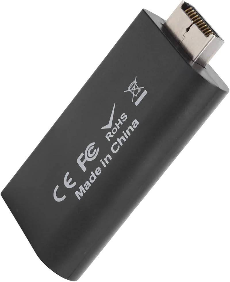 ASHATA PS2 to HDMI Converter Adapter with 3.5mm Audio for PS2 HDTV Monitor