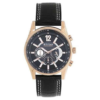 Octane Chronograph Black Dial Mens Watch -NK9322WL02