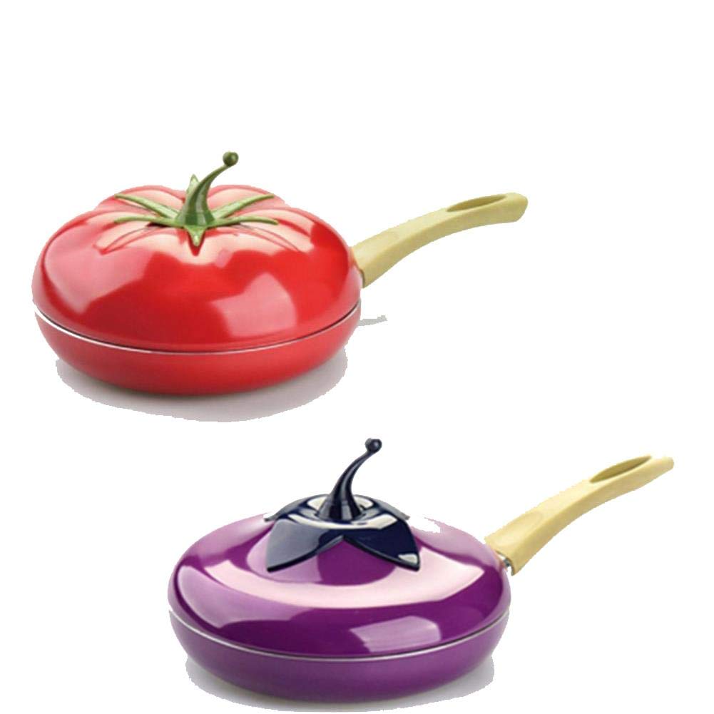 Frying pan, 20 cm omelette pan, suitable for grilling pan, induction cooker, gas aluminum pan, eggpl