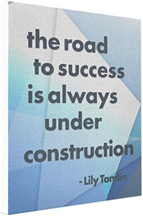 YOBSTF7s Photo Collage Canvas The road to success is always under construction Canvas Boards
