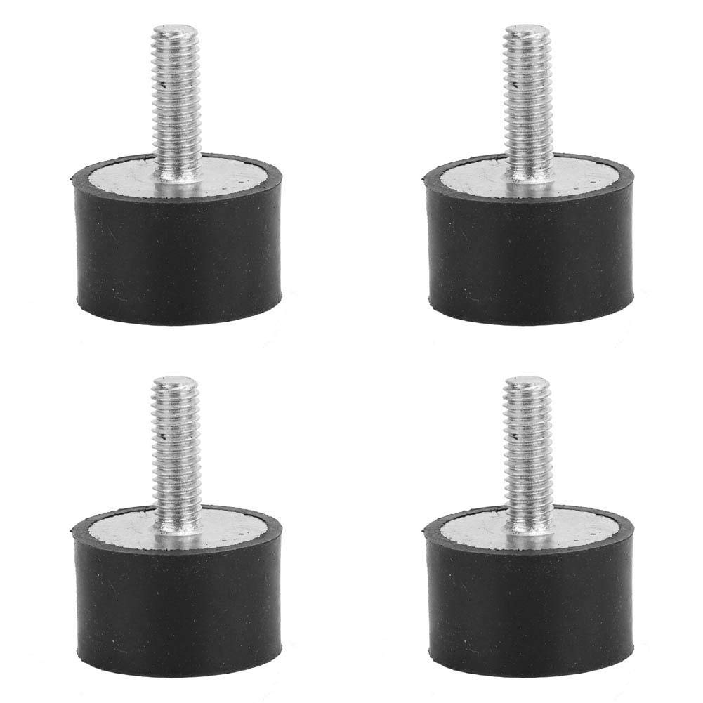 4PCS Anti-Vibration Rubber Bobbin Mount, Anti Shock Vibration Absorber with Shockproof Structure Design (VE25*15 M6*18)