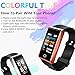 Fitness Tracker HR, Activity Tracker Smart Bracelet Wristband Sports Watch with Pedometer Heart Rate Monitor IP67 Waterproof Call SMS SNS Remind for Men Women Kids Compatible for Android and iOS
