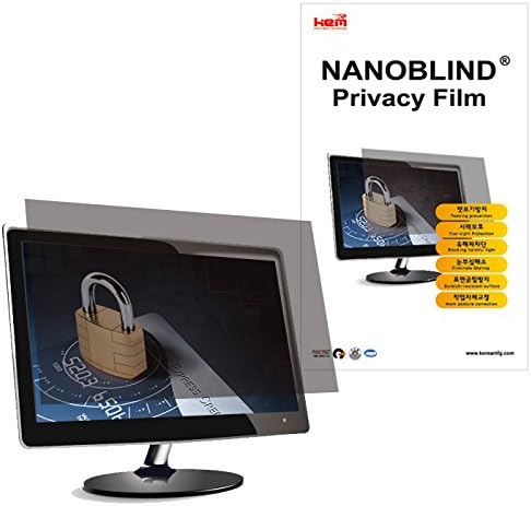 [21" Wide 452.8mm (W) x 283.2mm (H)] NANOBLIND Privacy Screen Filter Film for 21-inch LCD Monitor