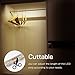 Haian Support LED Closet Light Battery Powered Rechargeable,Motion Sensor Night Light Strip Stick Anywhere for Closet,Doorway,Stairway,Hallway,Under Counter,39inch 2.4W,2700K Warm White
