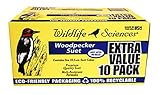 Woodpecker Suet Cake 10 Pack for Wild Birds