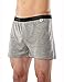 Premium Wicking No-Odor Merino Wool Classic Boxer - Grey - M