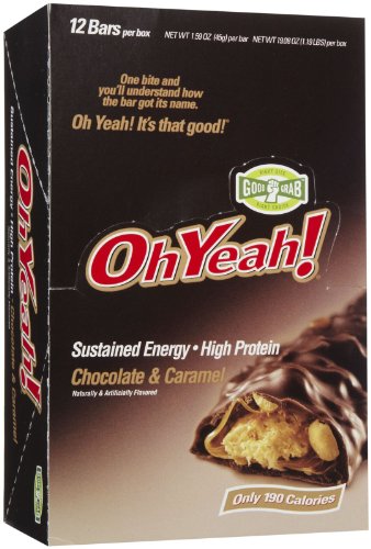 ISS OhYeah! Oh Yeah!, Chocolate Caramel, 1.59oz, 12 ct