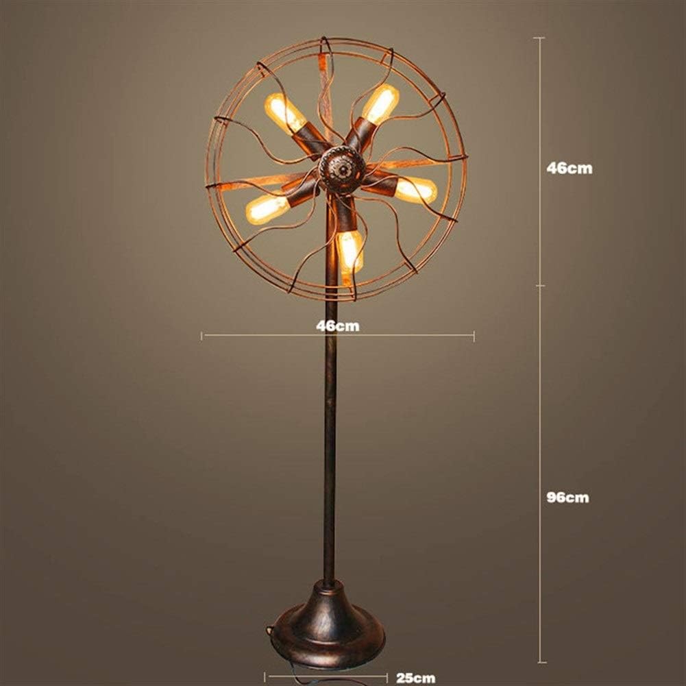 retro industrial floor lamp