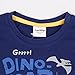 Coralup Little Boys Short Sleeve T-Shirt Tee Cotton Tops(3-4 Years, Navy)