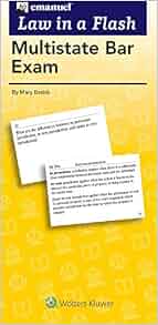 Multistate Bar Exam Flash Cards Law In A Flash Mary