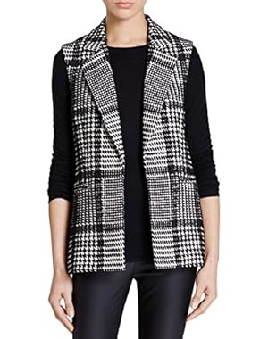 Theory Womens Eldora CL Wool Blend Pattern Vest