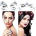 Lady Up Mermaid Rhinestones Face Jewels Crystals Tears Face Gems Glitters Temporary Tattoos Stickers for Halloween Festival Rave Carnival Party
