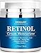 Retinol Cream Moisturizer for Face with Hyaluronic Acid, Shea Butter & Jojoba Oil - Enhanced Anti Wrinkle Anti Aging Skin Care Formula - Reduces Fine Lines, Age Spots - BEST Night & Day Cream 1.7 Oz