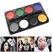 Unomor Halloween Makeup Kit Face Painting for Clown Witch Vampire Makeup Costume - 8 Colors