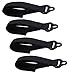 Heavy Duty [4 Pack] Nylon Tool Belt Accessories Suspender Loop Attachment Suspender Strap Belt Connectors