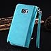 Note 5 Case, Galaxy Note 5 Case, Joopapa Galaxy Note 5 Wallet Case,Pu Leather Case Magnet Wallet Credit Card Holder Flip Cover Case Built-in 9 Card Slots & Stand Case for Samsung Galaxy Note 5 (Blue)