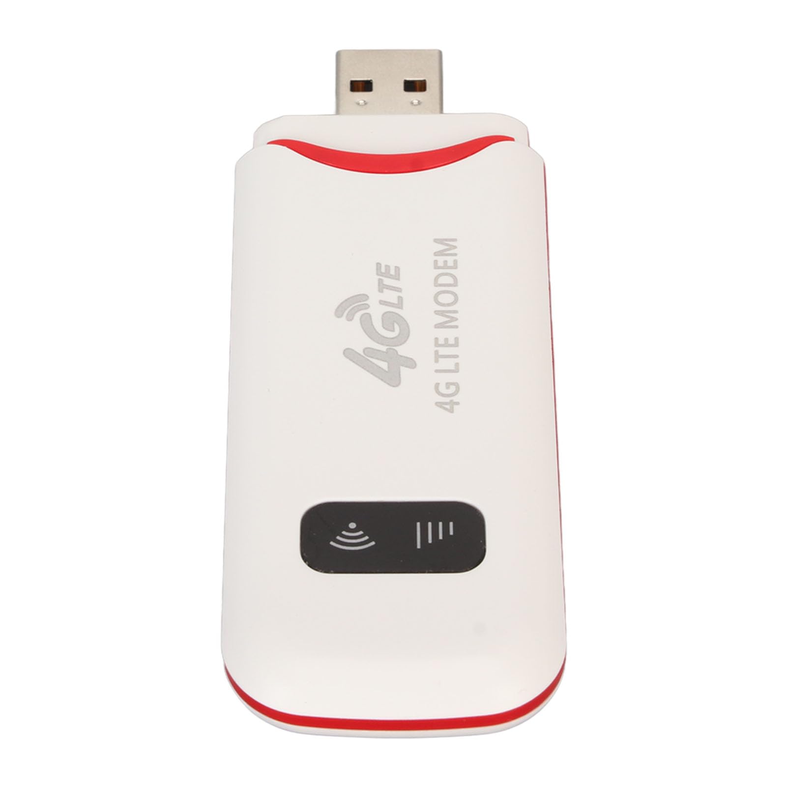 Vikye 4G USB WiFi Modem, Portable 300Mbps 4G Router with SIM Card Slot, Supports 10 Devices, WiFi Router for Travel