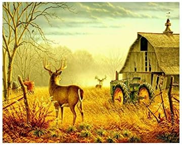Deer Art Custom Collage Poster Paper Print Wall Art Living Room Home Office Decor 20" x 16"