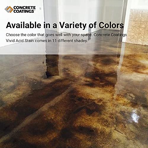 CC Concrete Coatings Vivid Acid Stain For Antique Marble Effect, Concrete Stain For Inside Or
