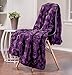 Chanasya Premium Soft Wave Faux Fur Throw Blanket - Soft, Lightweight Reversible Sherpa & Minky Blanket - 50