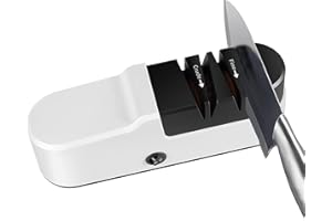 MKHS Electric Knife Sharpener for Kitchen Knives, Automatic Knife Sharpener Sharpening & Polishing, Electric Sharpeners Knife Tool Helps Repair, Restore, Polish Blades