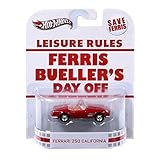 Hot Wheels Retro Ferris Buellers Day Off 1:55 Die Cast Car Ferrari 250 California