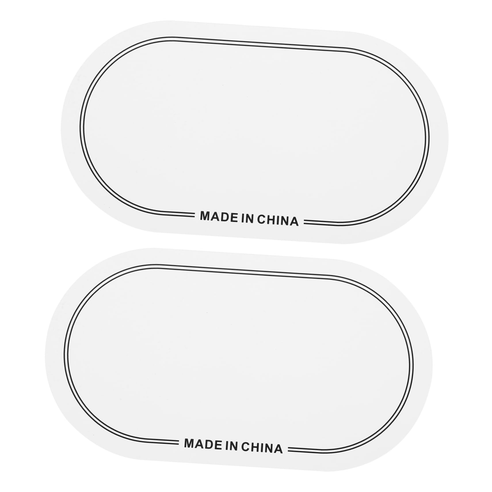 Toyvian Drumhead Protection Pads 2-Pack Reinforced Bass Drum Patch for Double Pedal Use Durable Drum Muffler Pads Extend Skin Life and Enhance Sound Projection — image 1