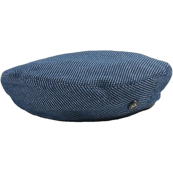 Womens Sweet Lolita Denim Beret Hat Cute Bowknot Artist  display picture 2