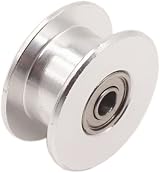 WINSINN GT2 Idler Pulley 20 Toothless 3mm Bore 6mm Width Aluminum 5pcs 3D view 3