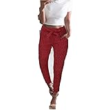 Cyose Trendy Striped Strechy Elastic High Waist