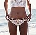 Andyle Dangle Coin Belt Dance Tassel Adjustable Waist Chain, Gold, Size No Size