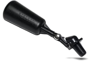 ONE STOP OUTDOOR USA MADE Stetson Float Valve For Swimming Pools, Ponds, & Water Features Premium Quality Durable ABS Plastic (1/2 Inch Float Black)