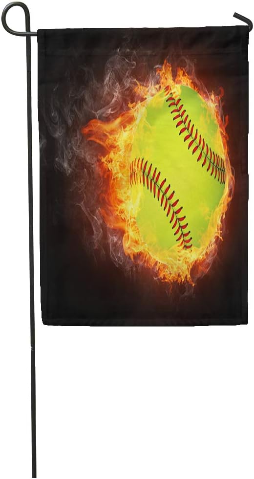 Best Softball Garden Flag