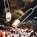 Outdoor Family Marshmallow Roasting Sticks: Set of (8) 32 inch Roasting Sticks, Extending and Telescoping Smores Skewers for The Campfire.
