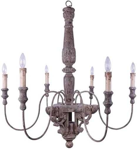 Metal Chandelier Light Fixture w 
