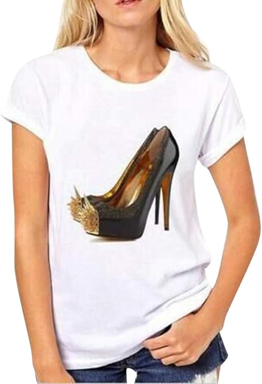 camisetas blancas mujer amazon