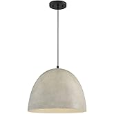 1 Light Pendant in Mid-Century Modern Style-12 Inches Tall and 16 Inches Wide -Traditional Installation