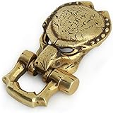 Buckles «Predator mask» of brass - exclusive handmade paracord accessories for survival bracelet or watch buckle.