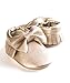 DESDEMONA Soft Soled Baby Shoes Infant Toddler Prewalker Shoes(XS(4.33inches),Golden)