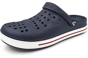 AMOJI Unisex Garden Clogs Outdoor Slippers AM1820