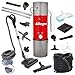 Allegro MU4500 Champion - 6,000 Square Foot Home Central Vacuum System 30 Foot Electric Powerhead Hose Kit