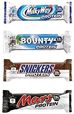 Milky Way, Mars, Snickers, Bounty Protein Bars (Mixed Box) (12)