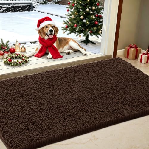 Chenille Absorbent Indoor Door Mat